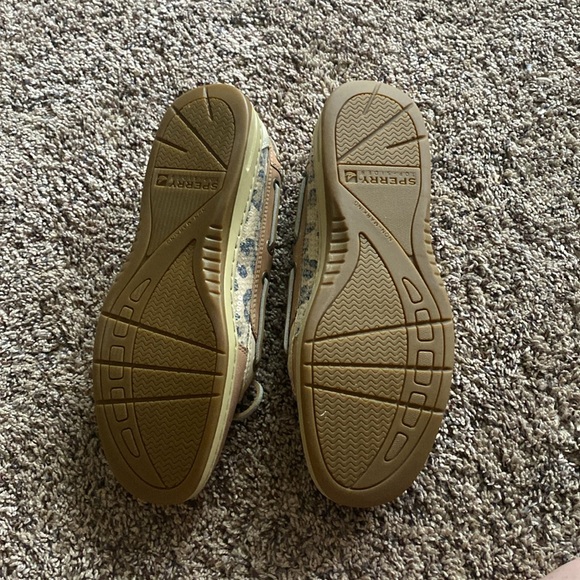 Sparkly Leopard Print Sperry Top Sider Women’s 7 - Picture 2 of 6